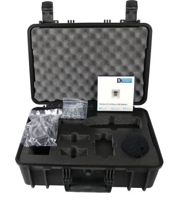 accessory kit for soundadvisor model 831c sound level meter, which includes case (831-ccs), batteries (4-aa), power supply w/ usb cable (psa029), wifi dongle (dvx014), g4 ld utility and windscreen (ws001)